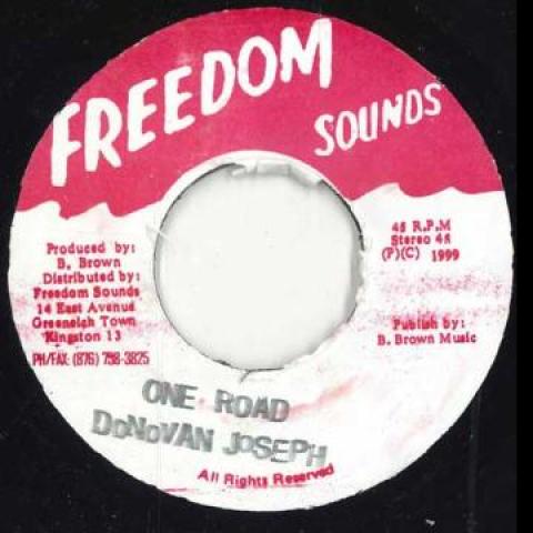 

7inch Record DONOVAN JOSEPH - One Road Freedom Sounds 1993 Jamaica Reggae, Ska & Dub