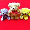 [USED] Takashimaya Original Love Bear Tasaki Bear Plush Teddy Bears (3 pieces)