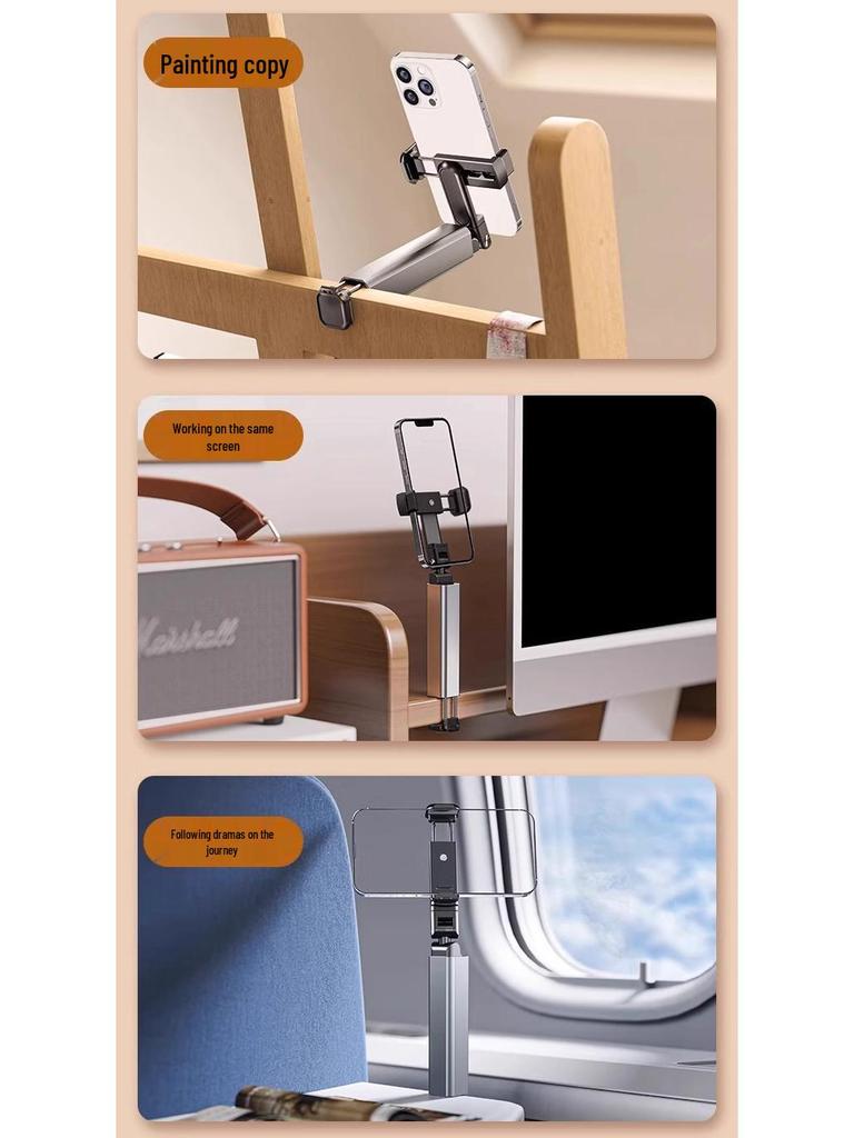 Adjustable Aluminum Phone Stand: Universal Portable Holder