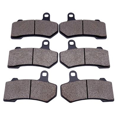 3 Paar Motorrad-Bremsbeläge vorne und hinten für Harley V-Rod Street & Night Rod Muscle (2005-2014) VRSCR VRSCD Bremsscheiben