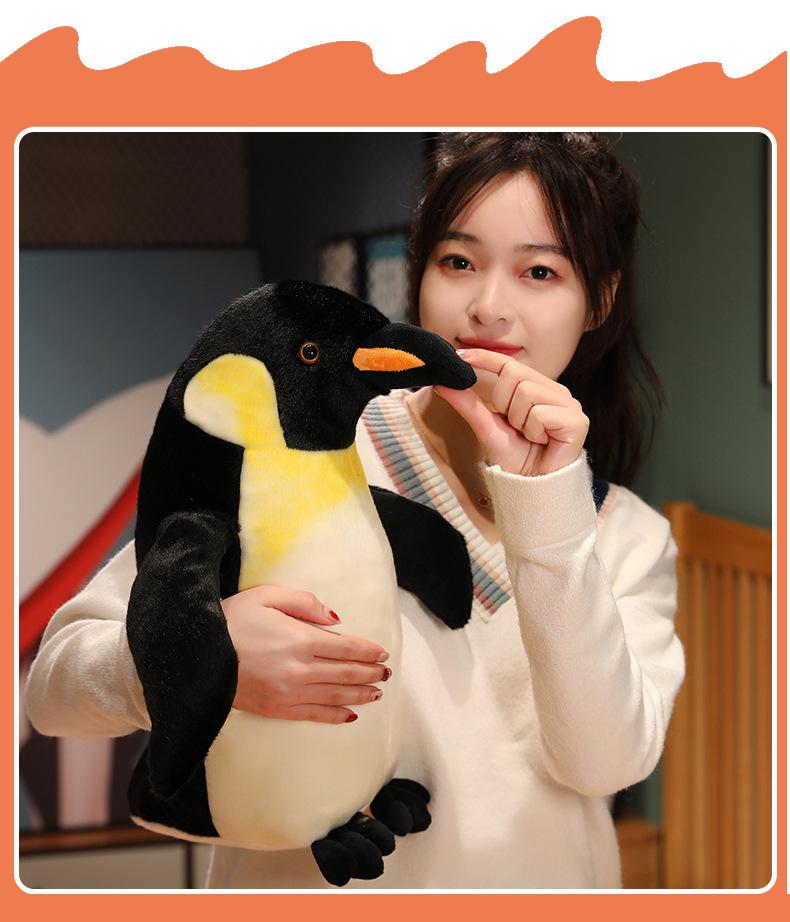 Penguin Plush Toy for Kids - Sleep Comfort Hug Pillow, Girls Doll, Birthday Gift
