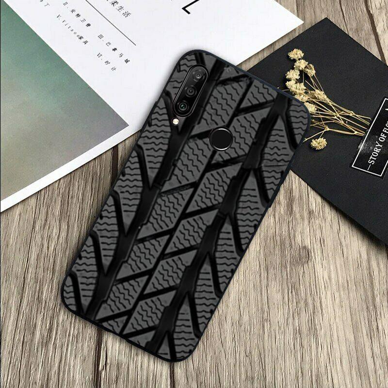 

Tire Tread Pattern For Huawei Nova 5T 9 10 SE 7i 8i 11i 12i Y73 Y90 Y70 Y72 Y61 Y91 P60 Pro P40 P30 Lite Case Huawei Nova 3i