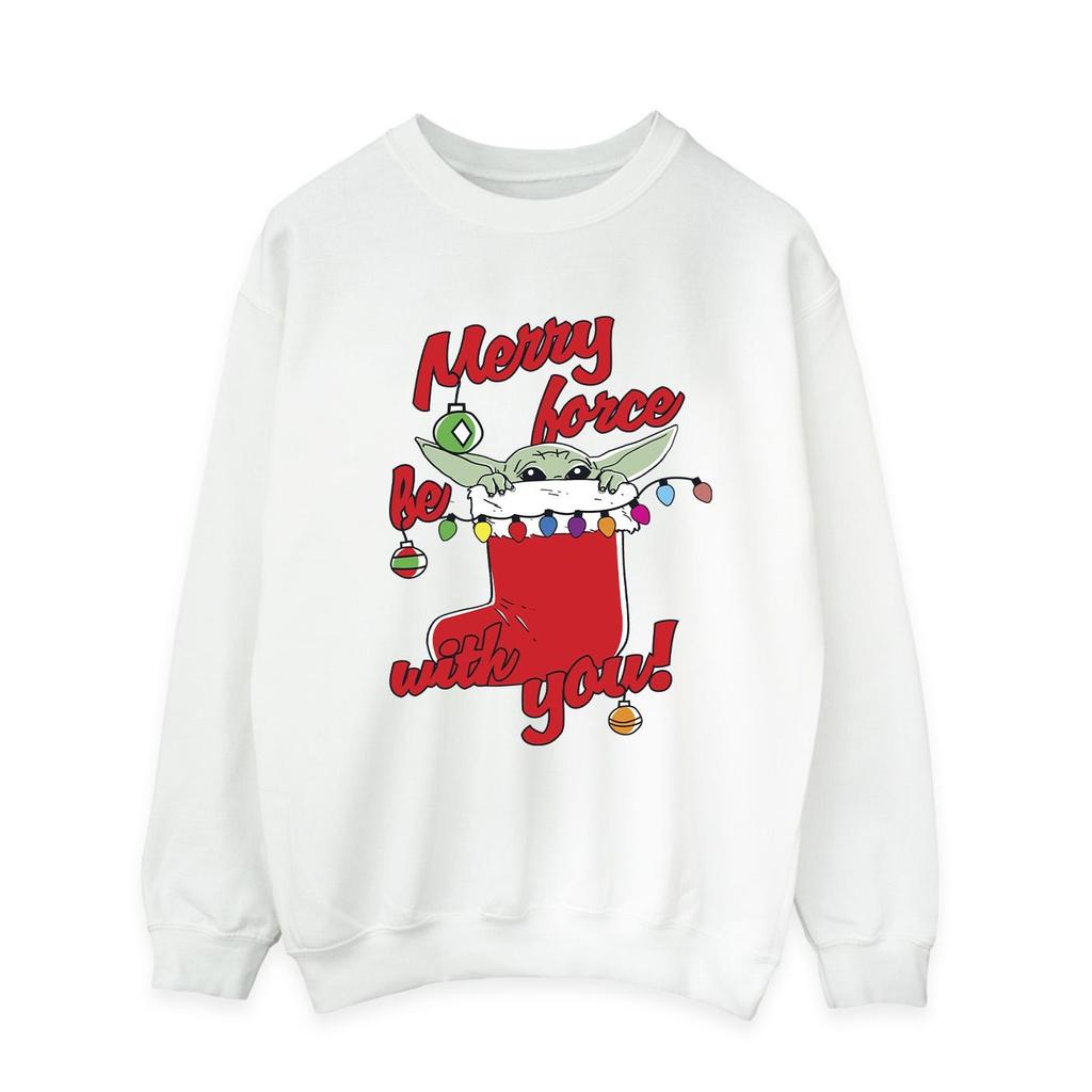 Star Wars The Mandalorian Herr Merry Force Be With You Sweatshirt