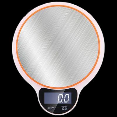 Ruhan Round Stainless Steel Digital Kitchen Scale