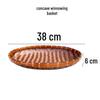 Handmade Retro Round Bamboo Basket: Multi-Purpose Storage, Winnowing Sieve, and Fruit Plate