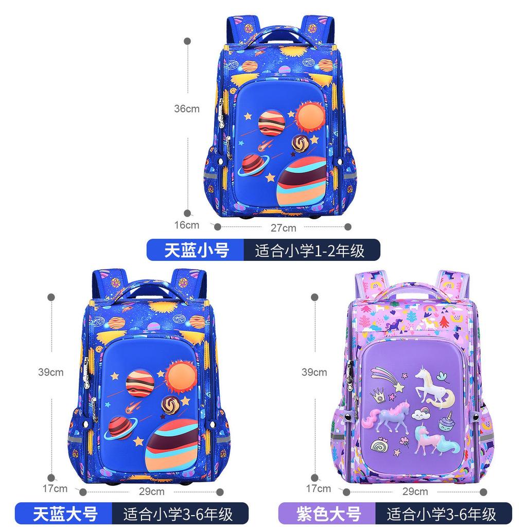 Sesame Baby Cartoon School Backpack For Elementary Students With Eva Material And Breathable Design