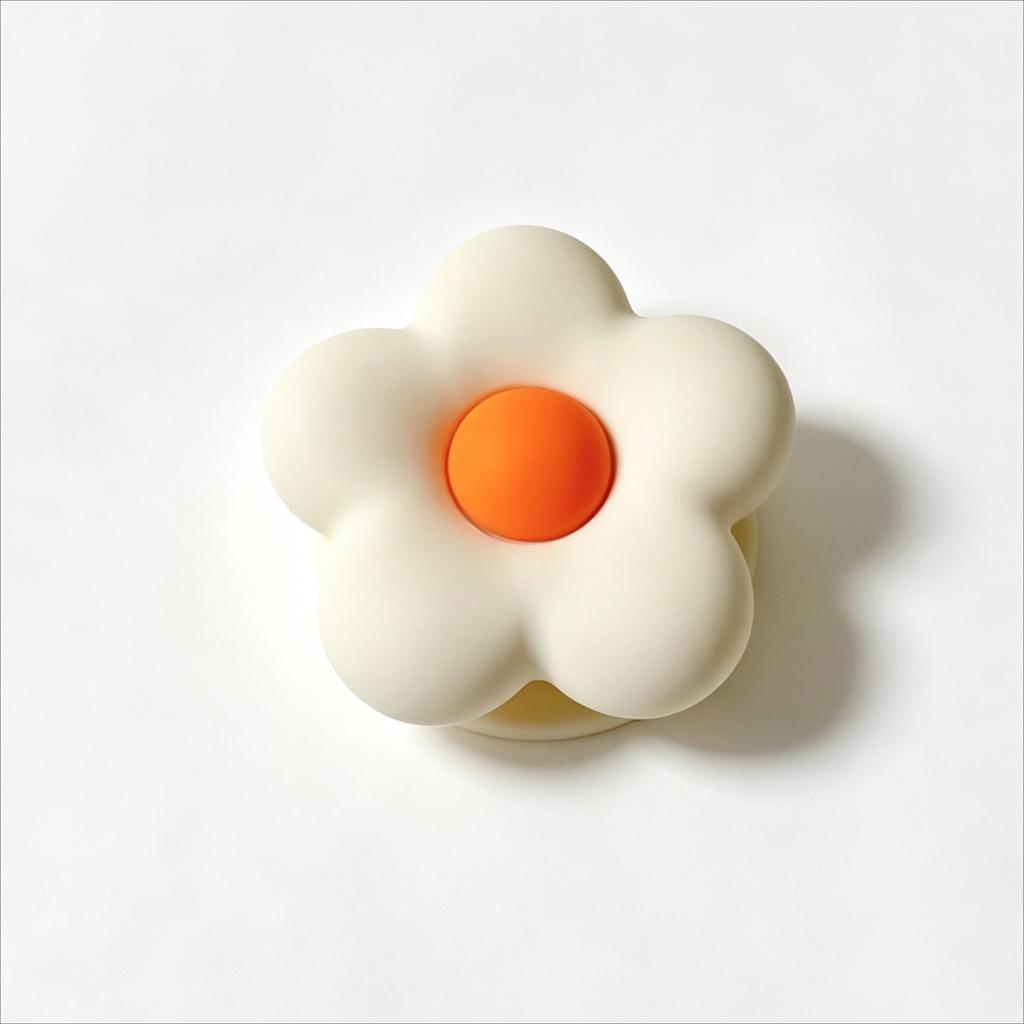 3D Flower Magnetic Phone Cute Korean Silicone Portable Kickstand For iPhone Samsung Stand Holder
