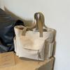 Canvas Bag Women's Shoulder Bag Large Capacity Commuter Tote Bag