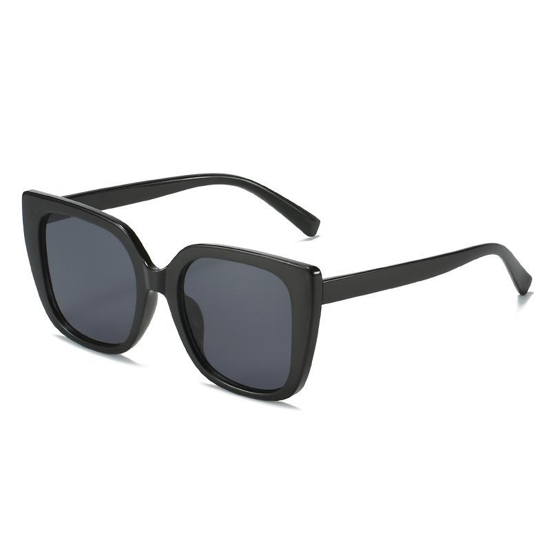 New European and American high-value fashion personality cool color matching large frame sunglasses sunscreen UV protection sunglasses
