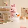 Duck Rabbit Piggy Bank Kids Adorable Unique Decoration Glue Anti-falling Piggy Bank Can Be Stored and Withdrawn Tabletop Decorations