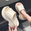 Elegant Platform Wedge Heel Sandals Women Summer Soft Lightweight EVA Beach Slippers Woman's Thick Bottom Slippers