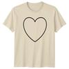 Love Is A Simple Thing TShirt Minimalist Art Love Valentines Day