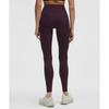 Lululemon Thermal High Rise Running Tight 28  Black Plum