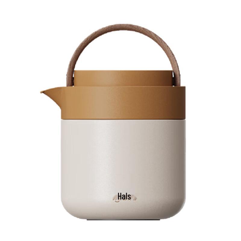 HAERS Smart Temperature Display Ceramic Insulated Tea Pot