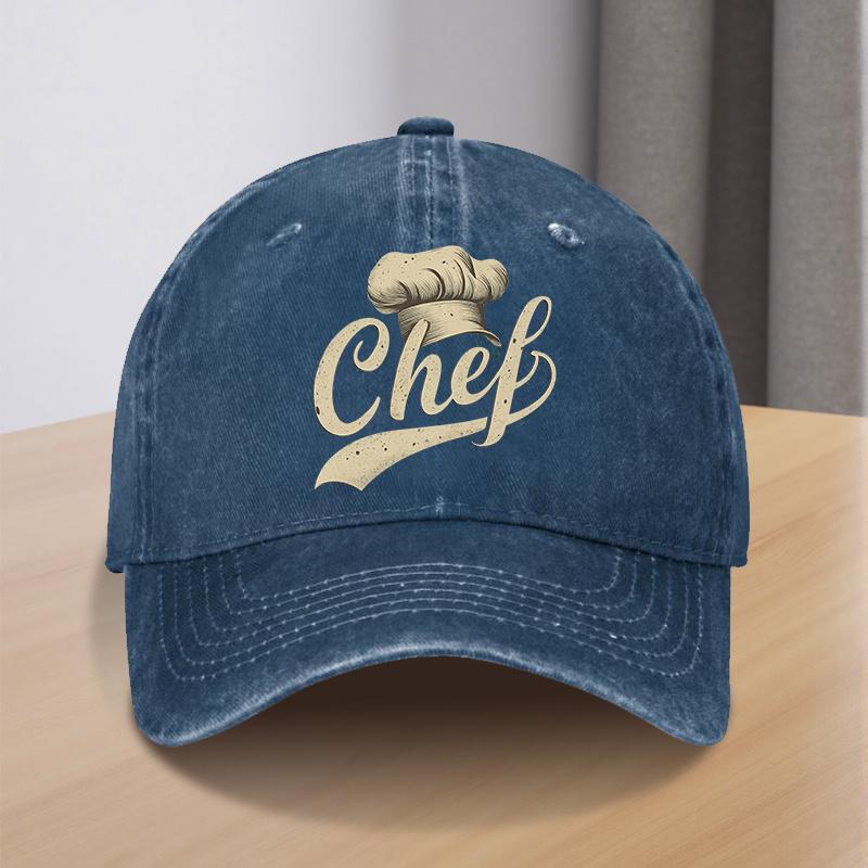 Cappello da Chef PC Compatibile per Cappello Morbido Tutte le Stagioni con Distintivo da Chef Ideale per Attività all'Aperto e Regali di Compleanno Durevole Ch