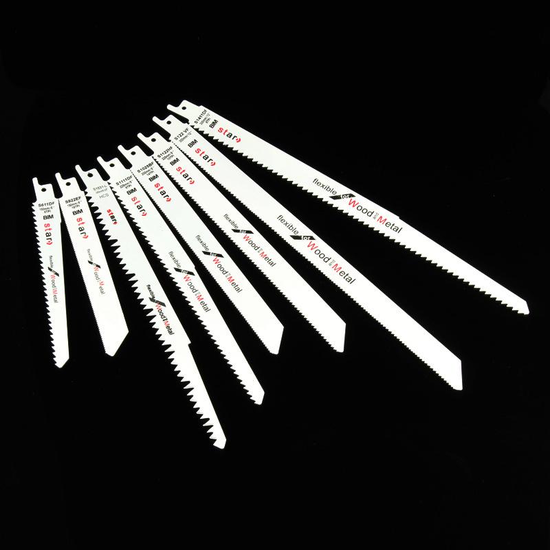8pcs New Reciprocating Saber Saw Blades Set Metal Curve Wood Saber Saw Blades