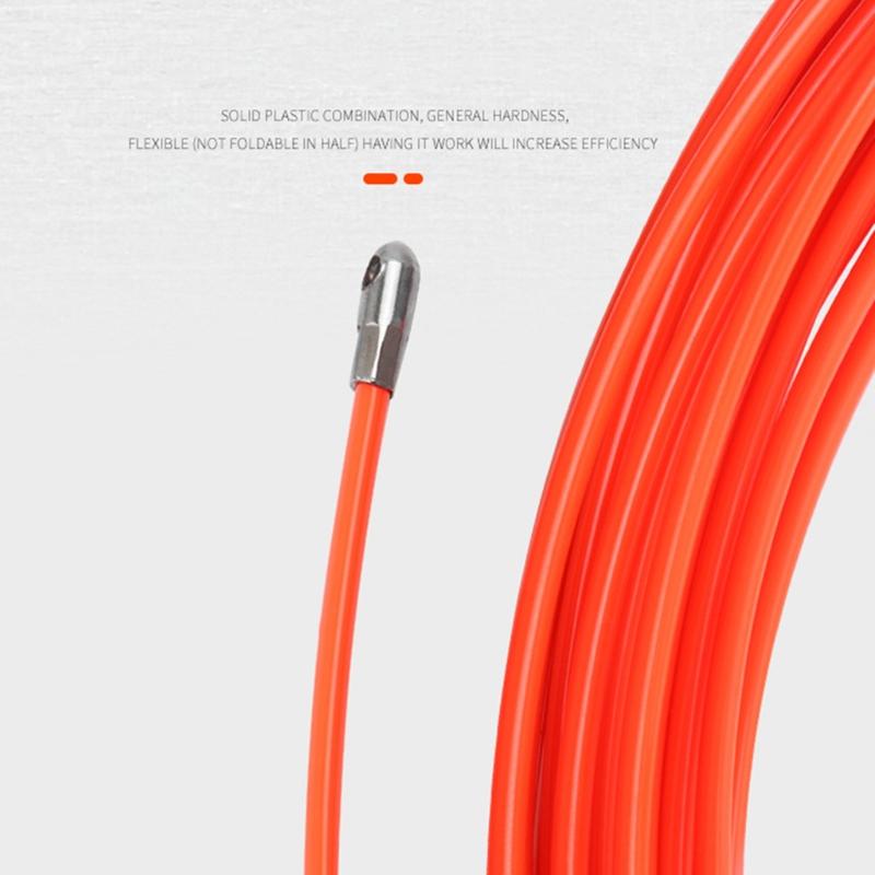 Upgraded Fish Tape Wire Puller Through Wall Wire Threader Electrician Threading Device Wire Cable Running Puller Lead
