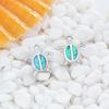 Women's Summer Opal Turtle Earrings