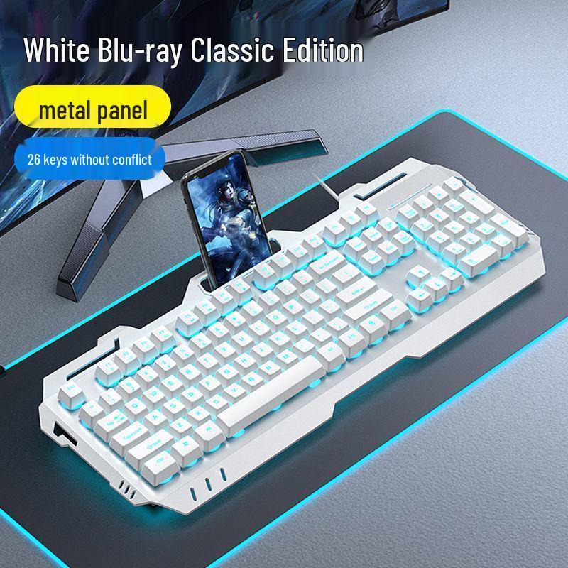 GX80 Wired Mechanical Keyboard, Mouse & Headset Set for E-sports Gaming Laptops