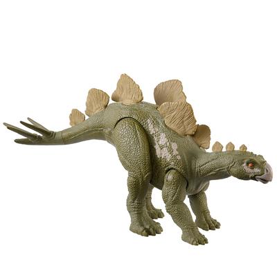 Figura de acción Mattel Jurassic World Hesperosaurus años y ¡Rugido HTK69! [Juguete de dinosaurio] [Longitud total aproximada]. 32,6 cm] [4 arriba]
