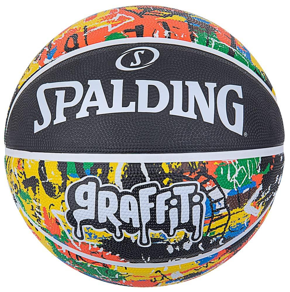 

Spalding Graffiti Rainbow Rubber Basketball, Size 7, 84-372Z