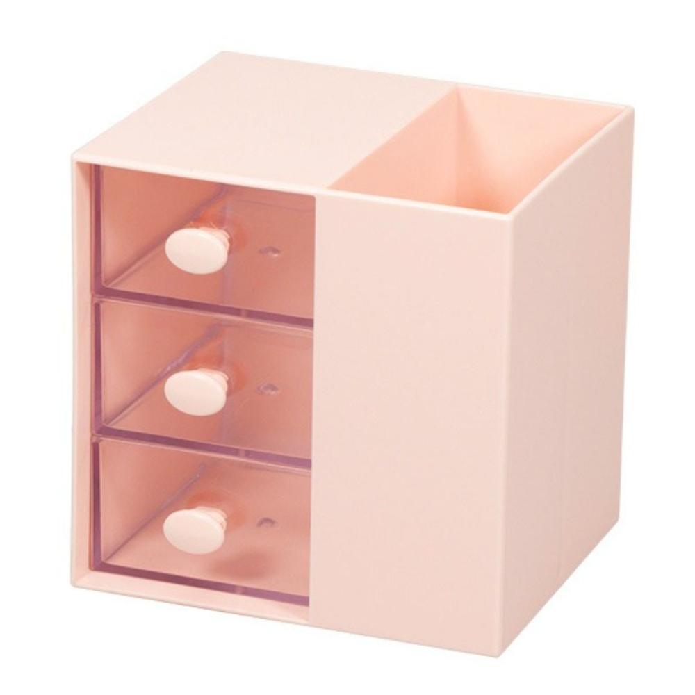 Stackable Desktop Pen Holder Multi Functional Jewelry Organizer Box  School