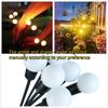 Solar Lights Outdoor Patio Lights 7 Color Changing RGB Lights Home Decorative Lights IP65 Waterproof Warm /Colorful Light  
