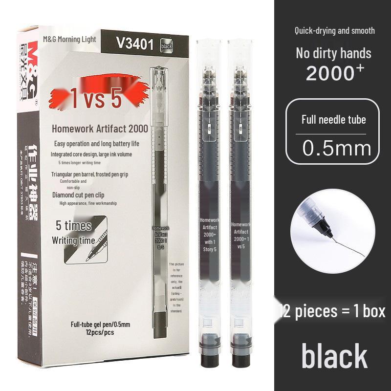 

MG V3401 Large Capacity 0.5mm Needle Tip Signature Pen for Teachers and Office Use 0.5mm