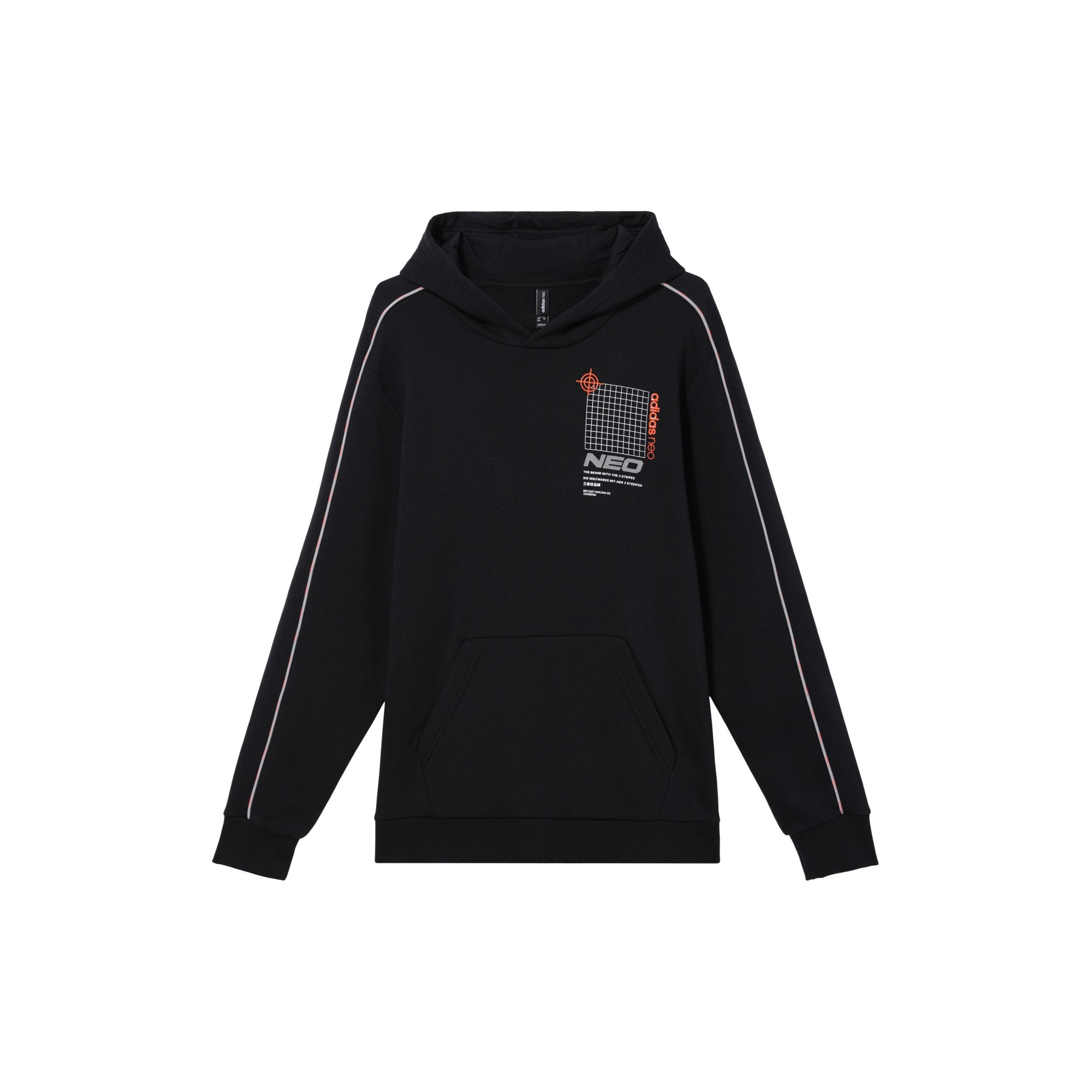Men s adidas neo Casual Sports Black Pullover GQ7051 XXXL