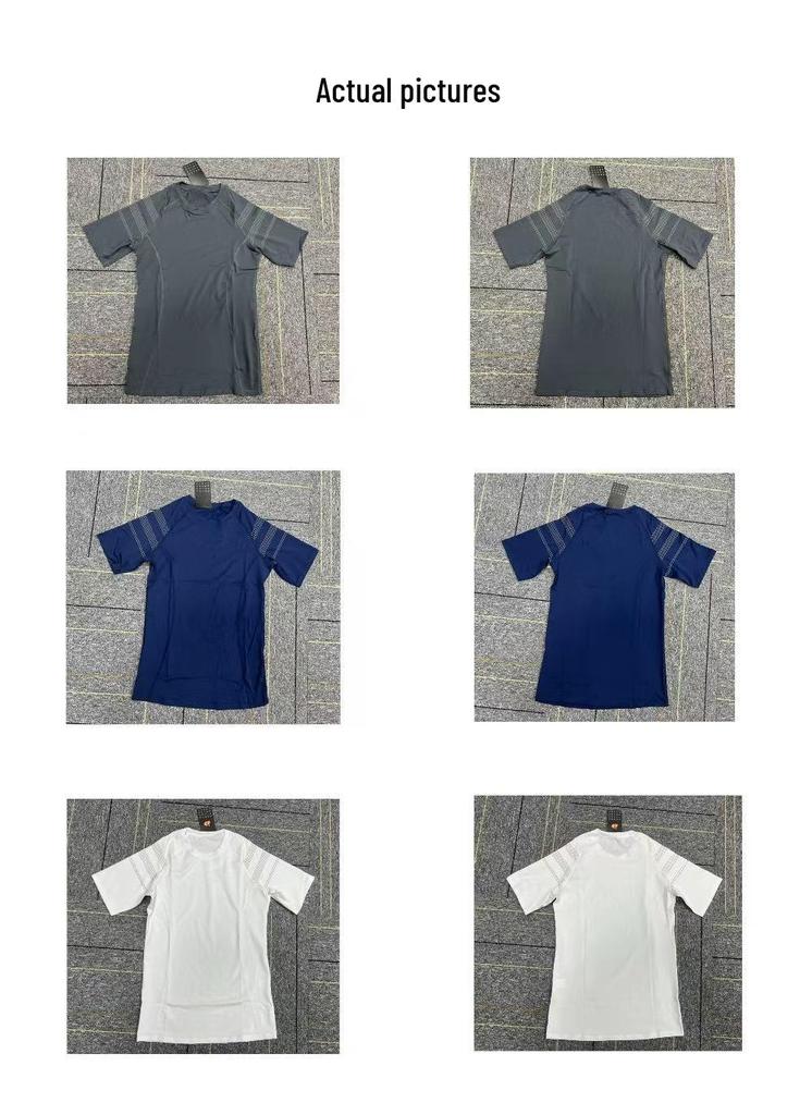 Men's High-Elasticity Quick-Dry Sports T-Shirt for Basketball & Running
