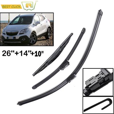 Misima 26" 14" 10" Scheibenwischerblätter vorne hinten für Opel Mokka Chevrolet Trax 2012 2013 2014 2015 2016 2017