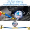 R134a Refrigerante Open Valve Charging Pipe Freon R134a Air Conditioning Recharge Hose Car Air Conditioner Tools