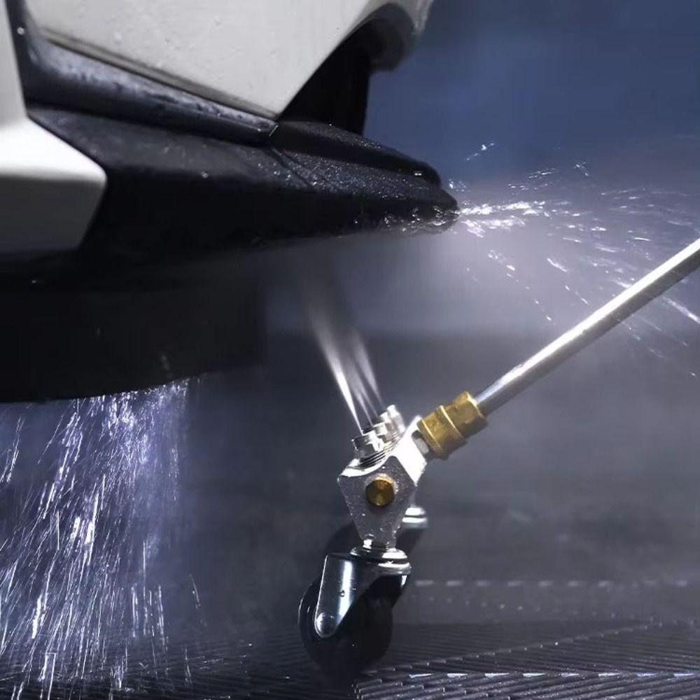 Stainless Steel Road Cleaning Device 4 Nozzle Design Undercarriage Cleaner  Car Wash