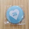 [USED] BTS Jin RUNSEOKJIN Japan JIN Capsule Toy Can Badge
