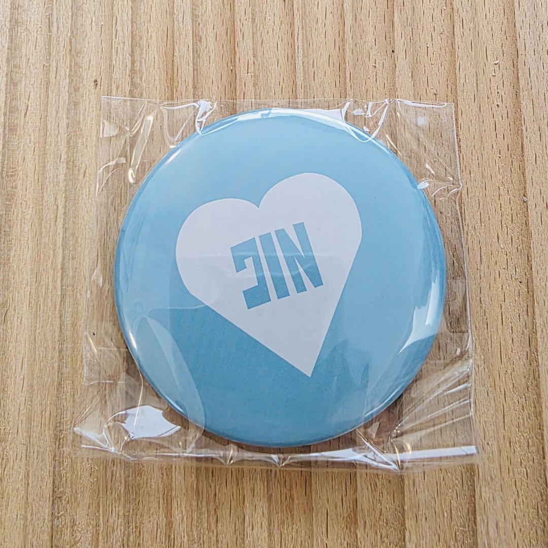 

[USED] BTS Jin RUNSEOKJIN Japan JIN Capsule Toy Can Badge