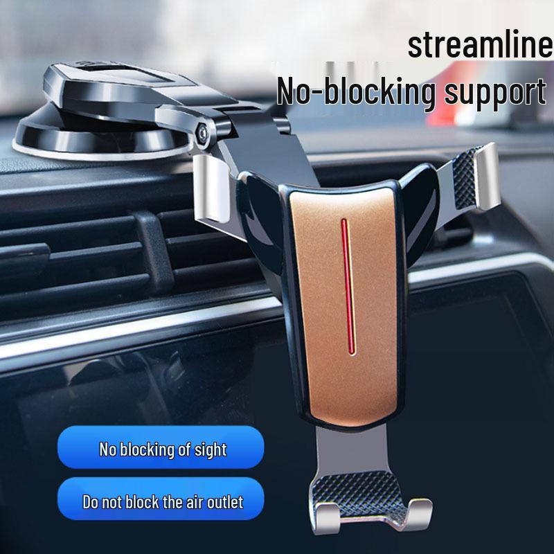 Schwerkraftgesteuerte rotierende Autohalterung aus Aluminiumlegierung mit Saugnapf