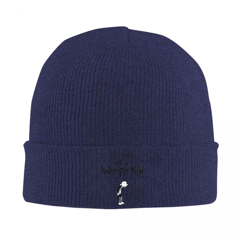 Diary Of A Wimpy Kid Warm Knitted Cap Fashion Bonnet Hat Autumn Winter Outdoor Beanies Hats for Men Women Adult