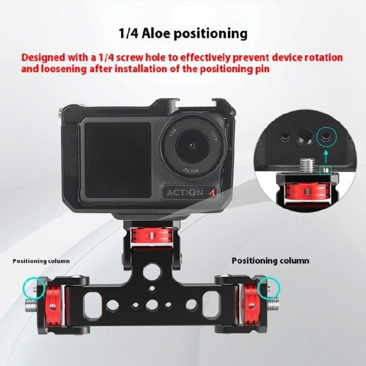 Aluminium Multifunctional Live Video Stand Support for Mobile Phone for DSLR Cameras with 1/4inch Mount Selfie Stick