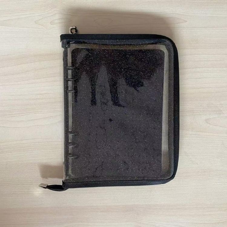 Practical Pin Collection Book 8 Pages Travel Friendly Brooch Organizer with Clear Cover Brooch Storage Book Felt Texture