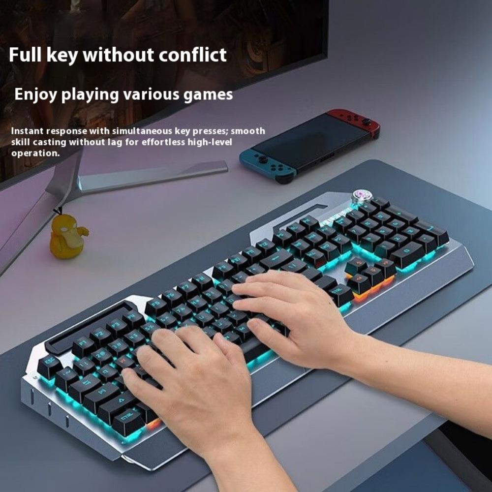 Mechanical Keyboard, Wired Mouse Set, Game Computer, E-sports, Green Axis, Wireless Keyboard and Mouse Special