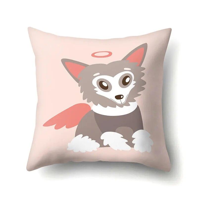 Hundemode Frischer Druck Kissenbezug Sofa