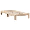 Solid Wood Bed Without Mattress 90 X 190 Cm Pine