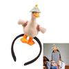 Fun 3D Duck Headband Eye-catching Party Headwear for Vacation Travel