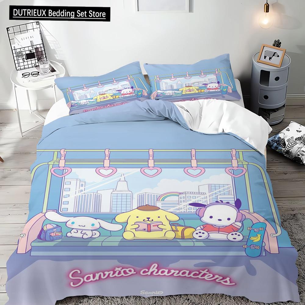 

2 шт., 3 шт., Помпон для односпальной двуспальной кровати размера King Size из микрофибры для вышивки, постельное белье, наволочка, пододеяльник, комплект из нескольких предметов EU single(135x200cm)