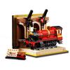 Creative Magic Book Building Block Magic Castle Tower Tree House Model Figure 3D Train Assembled Brick Toys for Birthday Gift