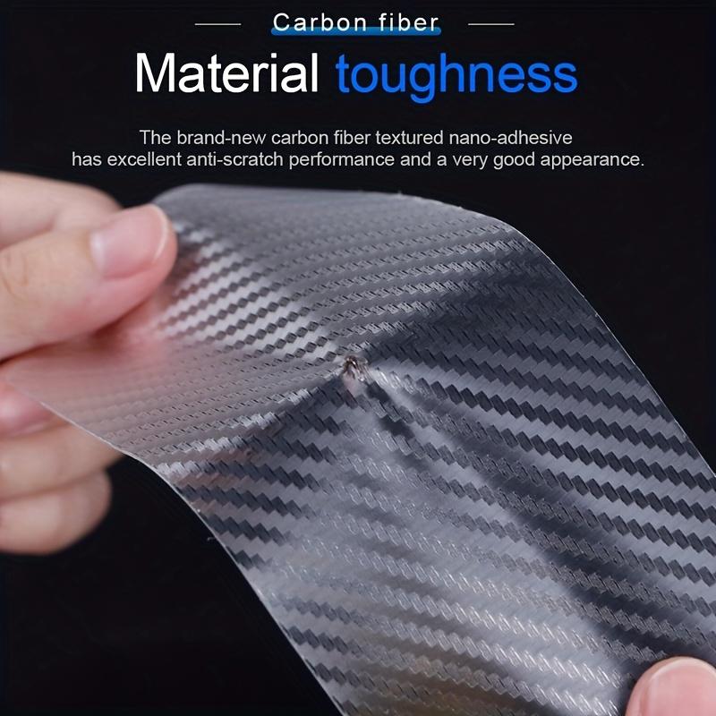 GTIEQ1 Carbon Fiber Car Door Edge Bumper Protector 3D Sticker Tape Wrap Transparent Anti-Scratch Film Vehicle Protect  Waterproof Body