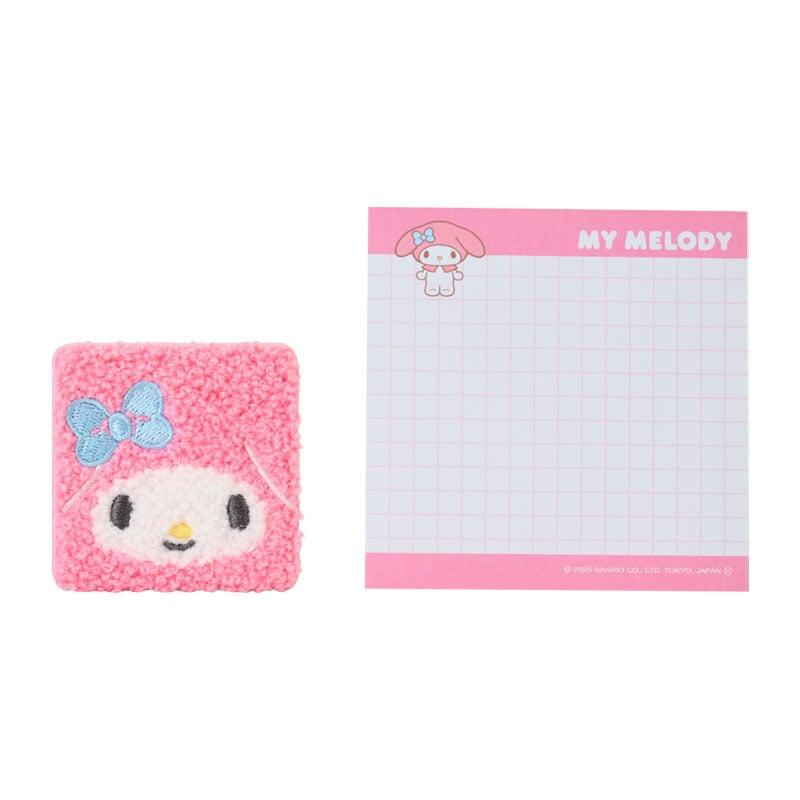 Sanrio Petit Collection Fluffy Memo Pad With Clip My Melody Japan NEW