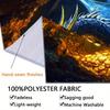 2D Dark Fantasy Drachen Wandteppich Drache in Schatztruhe Wandbehang