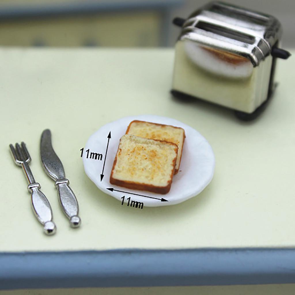 1:12 /1:6 Dollhouse Miniature Scene Model Bread Machine Pretend Play Toy