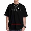 Guitarist Ecg Heartbeat Short Sleeve Tee 100 Cotton Tshirt